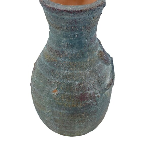 Dragonfly Tabletop Mini Chiminea Handmade Hand Painted Ceramic Tealight Holder - Picture 12 of 13